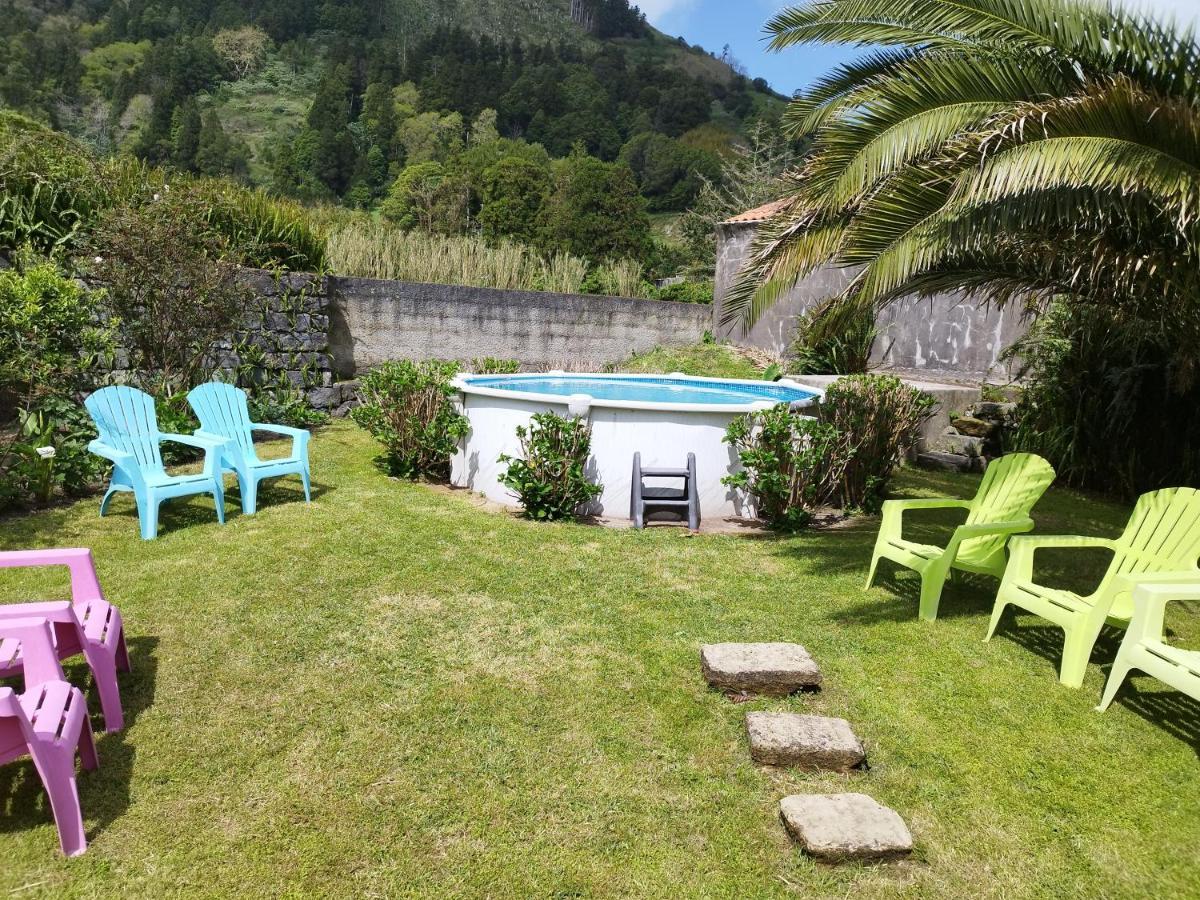 Casa Dos Platanos-Family Home Sete Cidades Luaran gambar